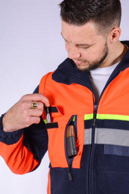 Mikina pre záchranárov - šitie na zákazku - VYROBENÉ NA SLOVENSKU