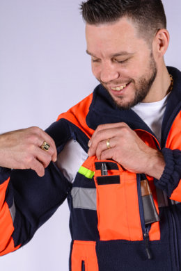 Mikina pre záchranárov - šitie na zákazku - VYROBENÉ NA SLOVENSKU