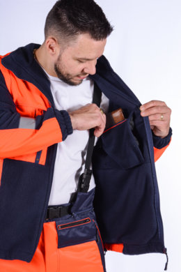 Mikina pre záchranárov - šitie na zákazku - VYROBENÉ NA SLOVENSKU