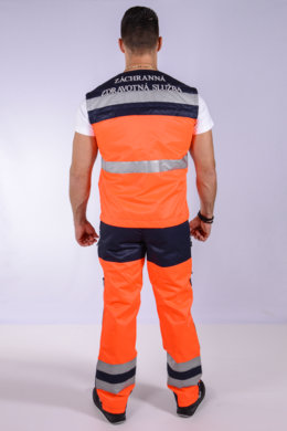 Vesta pre záchranárov - šitie na zákazku - VYROBENÉ NA SLOVENSKU