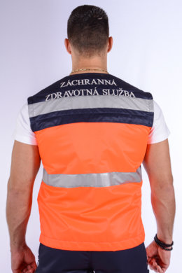 Vesta pre záchranárov - šitie na zákazku - VYROBENÉ NA SLOVENSKU