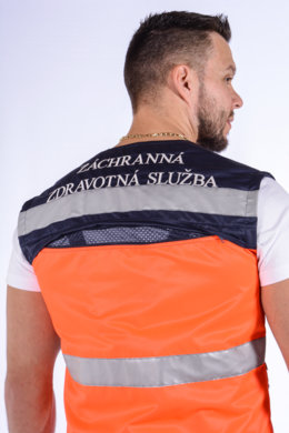 Vesta pre záchranárov - šitie na zákazku - VYROBENÉ NA SLOVENSKU