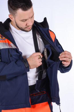 Bunda pre záchranárov - šitie na zákazku - VYROBENÉ NA SLOVENSKU