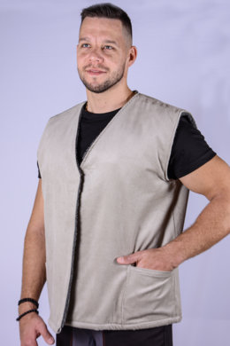 Vesta plyšová - VYROBENÉ NA SLOVENSKU