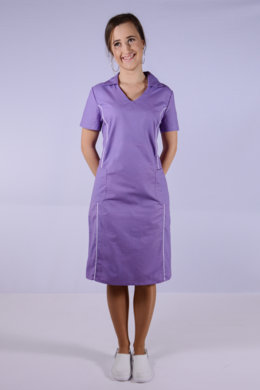 Šaty zdravotné BIBI (fialové) VYROBENÉ NA SLOVENSKU