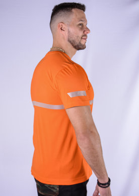 Reflexné tričko - oranžové