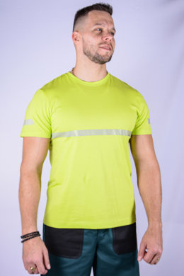 Reflexné tričko - žlté - veľkosť 3XL