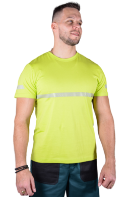 Reflexné tričko - žlté - veľkosť 3XL