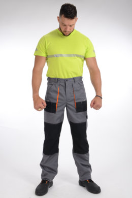 Nohavice pracovné MAJSTER pánske (100% bavlna-výška 176) neoteplené - VYROBENÉ NA SLOVENSKU