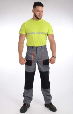 Nohavice pracovné MAJSTER pánske (zmesovka-65% PES a 35% Ba-výška 176) neoteplené - VYROBENÉ NA SLOVENSKU