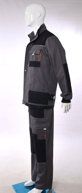 Súprava monterková pánska MAJSTER, nohavice na traky (zmesovka-65% PES a 35% Ba-výška 182) neoteplené - VYROBENÉ NA SLOVENSKU