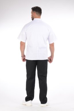 Blúza Karlík bez olemovania-pánsky-krátky rukáv (zmesový materiál) VYROBENÉ NA SLOVENSKU