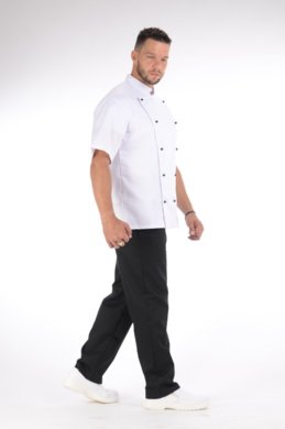 Blúza Karlík bez olemovania-pánsky-krátky rukáv (zmesový materiál) VYROBENÉ NA SLOVENSKU