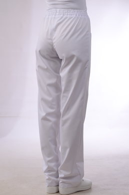 Nohavice na gumu Klara-dámske - biele (100% bavlna) VYROBENÉ NA SLOVENSKU
