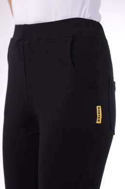 Tepláky Bortex 02 krátke  - čierne - VYROBENÉ NA SLOVENSKU