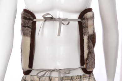 Ľadvinový pás (farebný s ovčou vlnou)