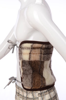 Ľadvinový pás (farebný s ovčou vlnou)