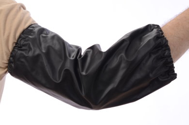 Rukávniky pogumované  (čierne) - cena za jeden kus - VYROBENÉ NA SLOVENSKU