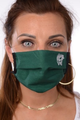 Rúško na tvár bavlnené B03-BORT.slovenský výrobok(dvojvrstvové-100% bavlna) s výšivkou ryba 042