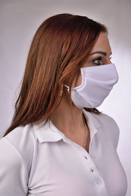 Rúško antibakteriálne na tvár B03-BORT, dvojvrstvové (vnútorná aj vonkajšia strana-100% polyester s iónmi striebra) 017 - VYROBENÉ NA SLOVENSKU