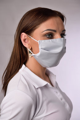 Rúško bavlnené  na tvár B 04-BORT (dvojvrstvové-100% bavlna)- viaceré farebné varianty 005 - VYROBENÉ NA SLOVENSKU