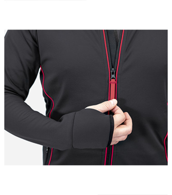 Mikina pánska - MALFINI - VERTEX - stretch fleece - ebony gray