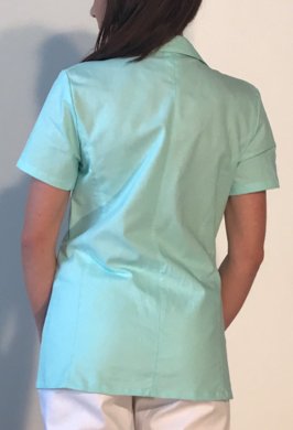 Košeľa dámska zdravotná BIBI 01 - svetlozelená - VYROBENÉ NA SLOVENSKU