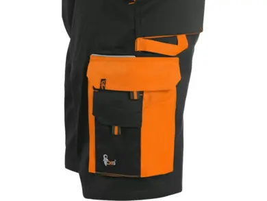 Kraťasy pánske SIRIUS BRIGHTON CXS - čierna/oranžová