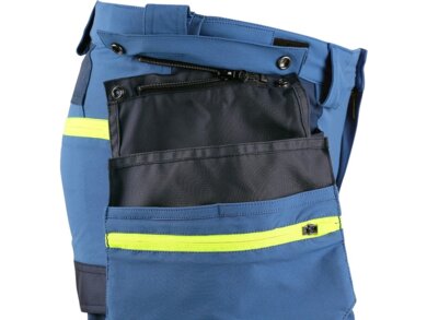 Kraťasy pánske NAOS CXS -  modro-modré/HV žlté doplnky