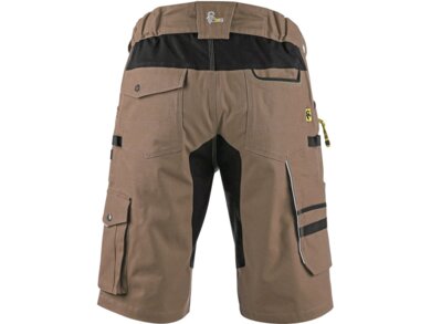 Kraťasy pánske CXS STRETCH - béžovo-čierne