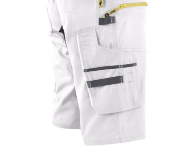 Kraťasy pánske CXS STRETCH - bielo-šedé