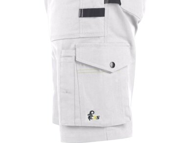 Kraťasy pánske CXS STRETCH - bielo-šedé