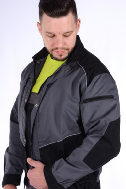 Súprava monterková pánska ADAM-oteplená na traky - VYROBENÉ NA SLOVENSKU