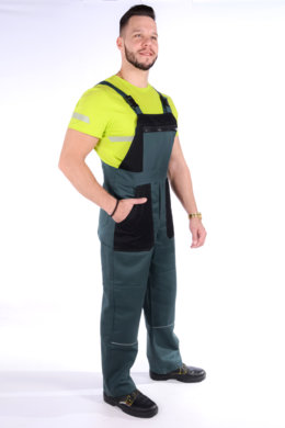 Súprava monterková pánska  MULTI,farebná kombinácia (zeleno-čierna) v.194 - VYROBENÉ NA SLOVENSKU