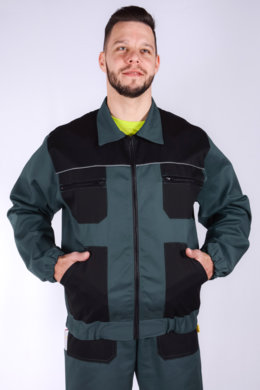 Súprava monterková pánska  MULTI,farebná kombinácia (zeleno-čierna) v.194 - VYROBENÉ NA SLOVENSKU