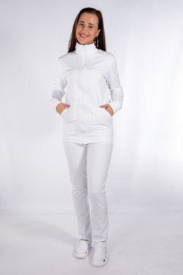 Mikina IVA - biela - VYROBENÉ NA SLOVENSKO