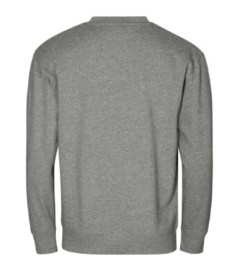 Mikina CREW - unisex - MALFINI - tmavosivý melír