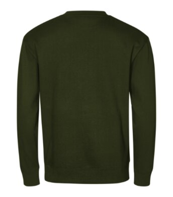 Mikina CREW - unisex - MALFINI - fľaškovo zelená