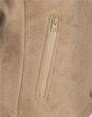 Mikina pracovná flisová POLAR - sv. hnedá - VYROBENÉ NA SLOVENSKU