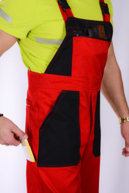 Súprava monterková pánska  MULTI,farebná kombinácia (červeno-čierne) v.182 - VYROBENÉ NA SLOVENSKU