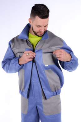 Súprava monterková pánska  MULTI,farebná kombinácia (modro-sivá)  výška 194- VYROBENÉ NA SLOVENSKU