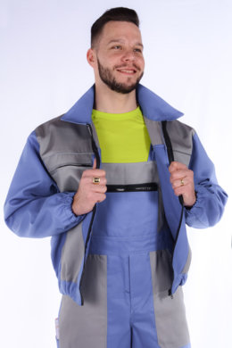 Súprava monterková pánska  MULTI,farebná kombinácia (modro-sivá)  výška 194- VYROBENÉ NA SLOVENSKU