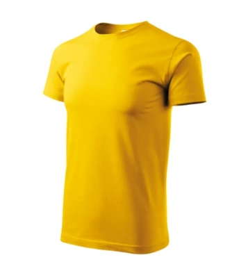 Tričko unisex HEAVY NEW - MALFINI - veľkosť 3XL (žltá)