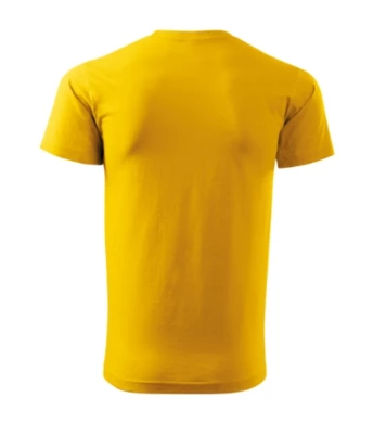 Tričko unisex HEAVY NEW - MALFINI - veľkosť 3XL (žltá)