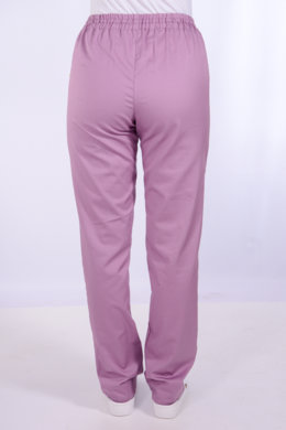 Nohavice na gumu Klara-dámske - fialové  (100% bavlna) VYROBENÉ NA SLOVENSKU