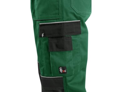 Nohavice na traky pánske ORION KRYŠTOF CXS - zelená/čierna