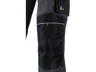 Nohavice na traky pánske SIRIUS TRISTAN CXS - šedá/oranžová
