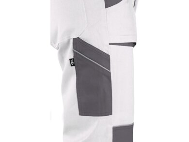 Nohavice na traky LUXY ROBIN CXS - biela/šedá