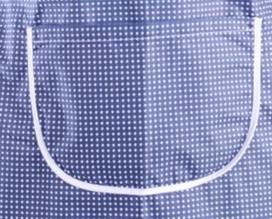 Zástera olemovaná 01 (bodkovaná - modrá)  - VYROBENÉ NA SLOVENSKU