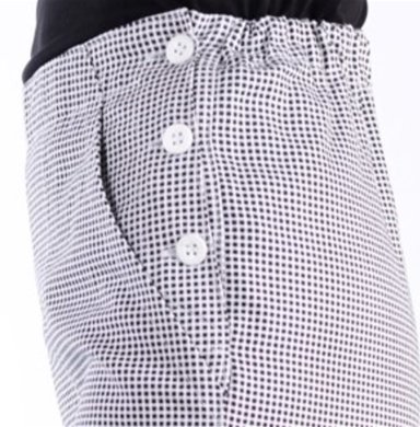 Nohavice na gumu  - pepitové (dámske) - VYROBENÉ NA SLOVENSKU